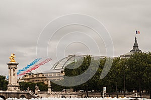 Patrouille de France for the Bastille Day in Paris - La PAF pour le 14 Juillet ÃÂ  Paris